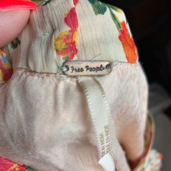 Free People Floral  dress XS EUC - Picture 7 of 8